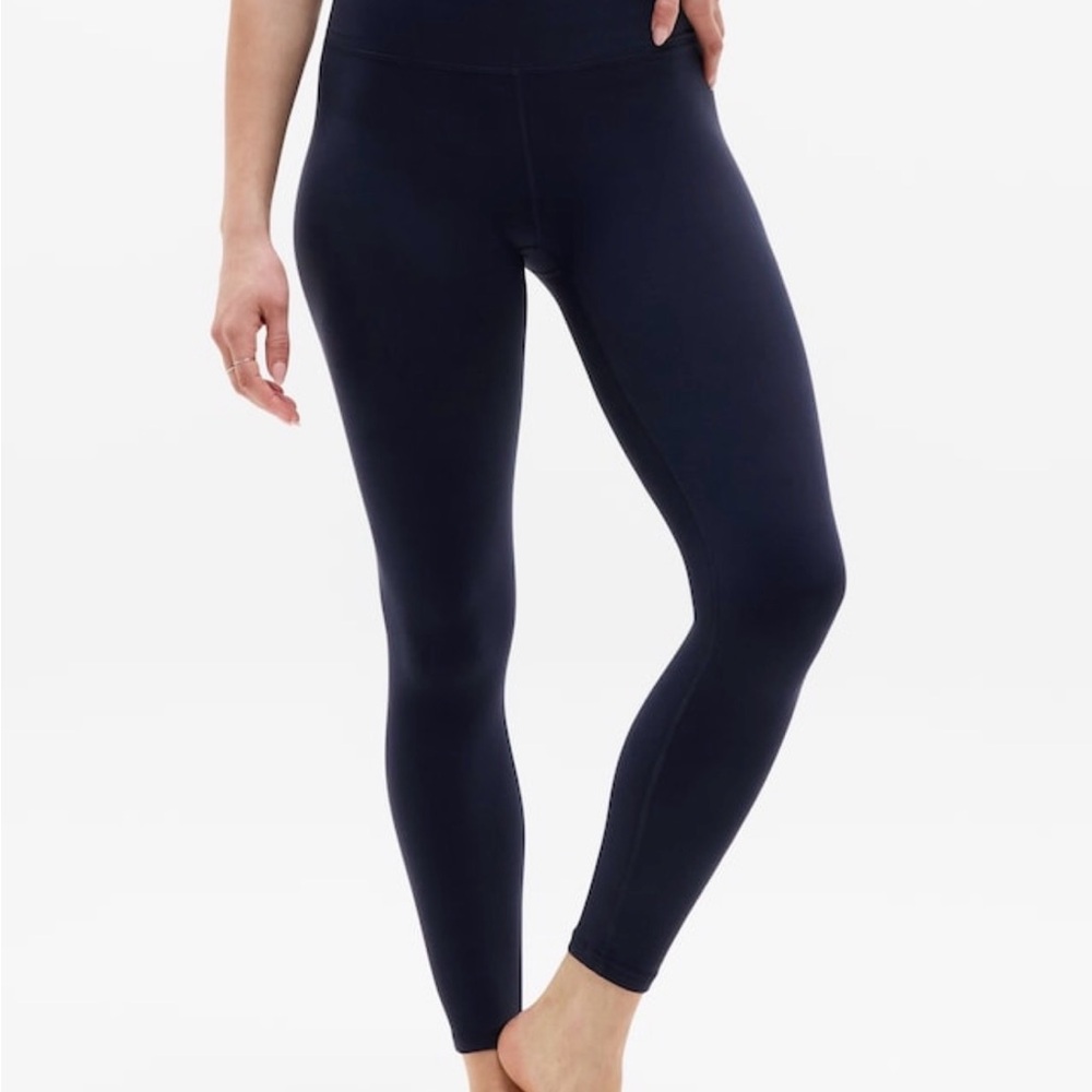 Athleta Elation Ultra High Rise 7/8 Leggings in Navy